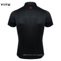 Feuchtigkeitstransportierendes Dry Fit Poloshirt Schwarz